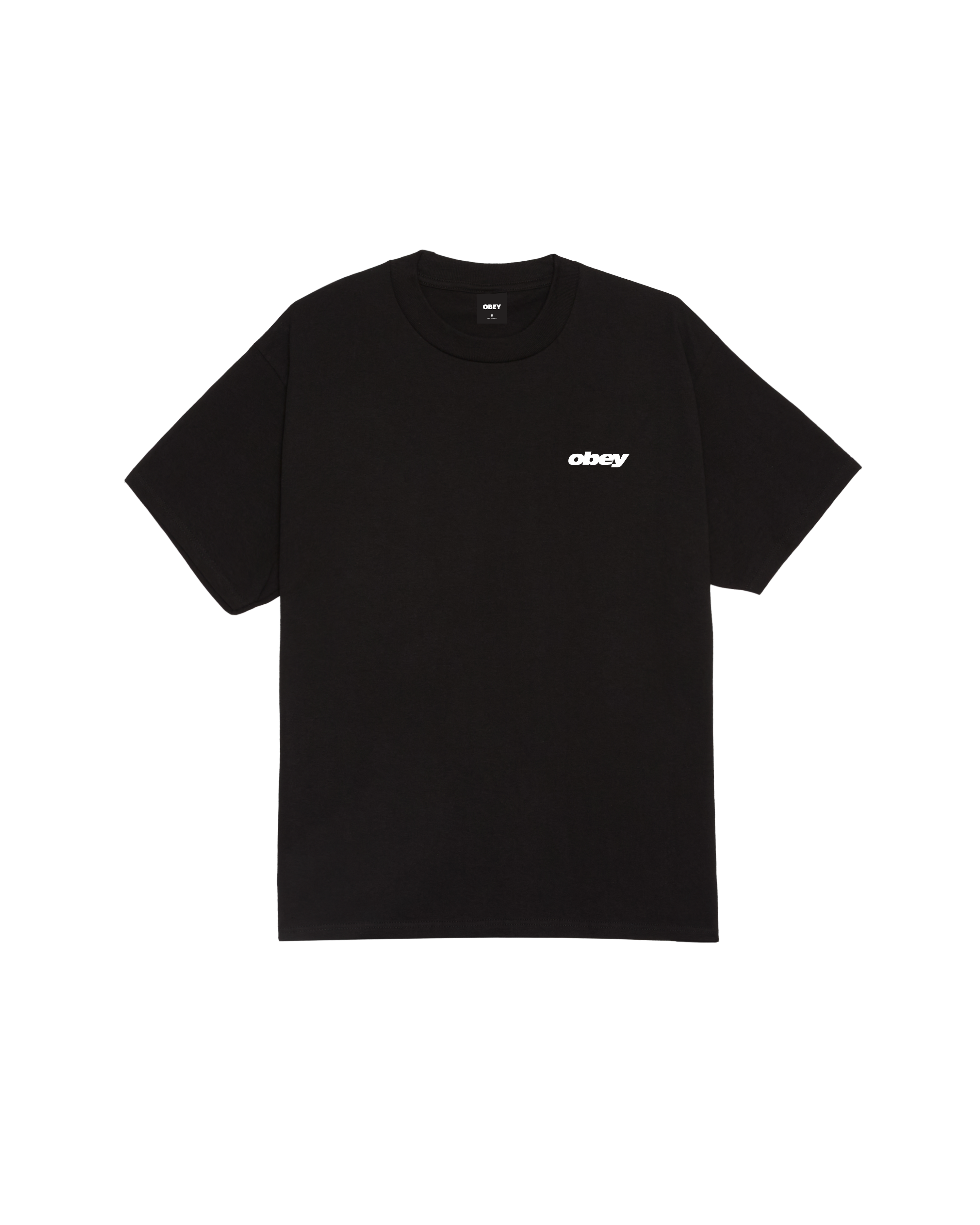 Obey VHS T-Shirt Black Herren Shirt Print schwarz